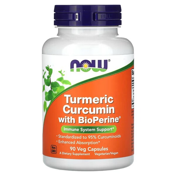Turmeric Curcumin with BioPerine - 90 vcaps - Sense42 Beauty and Health