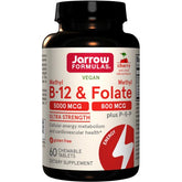 Methyl B-12 & Methyl Folate, Cherry - 60 chewable tabs - Sense42 Beauty and Health
