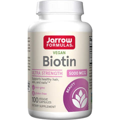 Biotin, 5000mcg - 100 vcaps - Sense42 Beauty and Health