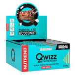 Qwizz 35% Protein Bar, Chocolate & Coconut - 12 x 60g - Sense42 Beauty and Health