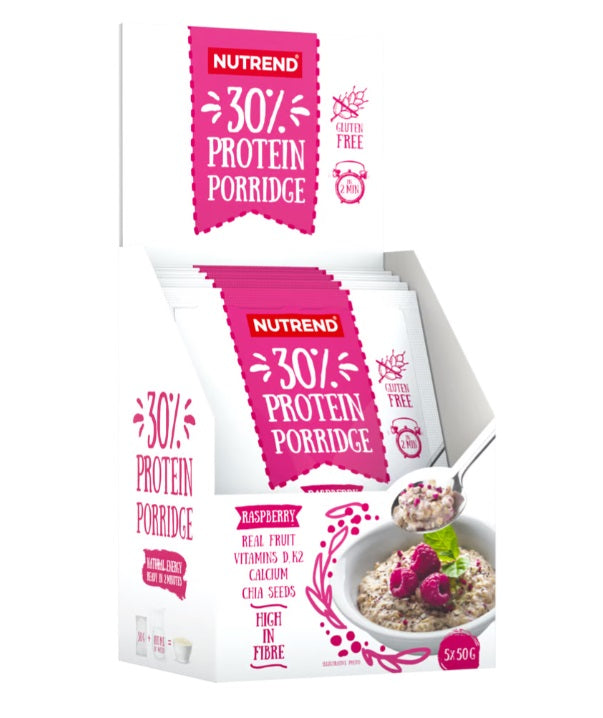 30% Protein Porridge, Raspberry - 5 x 50g - Sense42 Beauty and Health