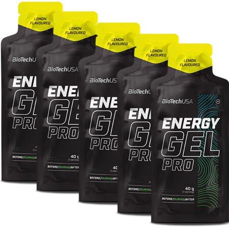 BioTechUSA Energy Gel Pro, Lemon - 12 x 40g - Sense42 Beauty and Health
