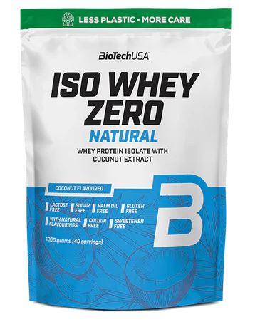 BioTechUSA Iso Whey Zero Natural, Coconut - 1000g - Sense42 Beauty and Health