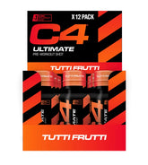 C4 Ultimate Pre-Workout Shot, Tutti Frutti - 12 x 60 ml. - Sense42 Beauty and Health