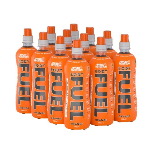 Bodyfuel Hydration & Vitamin Water, Orange - 12 x 500 ml. - Sense42 Beauty and Health