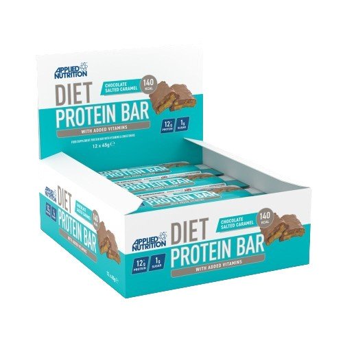 Diet Protein Bar, Chocolate Salted Caramel - 12 x 45g - Sense42 Beauty and Health