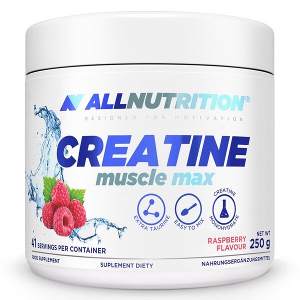Creatine Muscle Max, Raspberry - 250g - Sense42 Beauty and Health