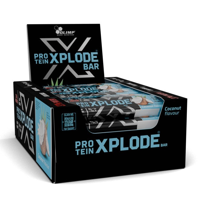 Protein Xplode Bar, Coconut - 25 x 40g - Sense42 Beauty and Health