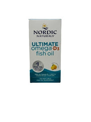 Nordic Naturals Ultimate Omega-D3 Fish Oil, 1280mg Lemon - 120 softgels