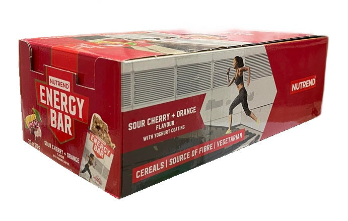 Energy Bar, Sour Cherry + Orange - 20 x 60g - Sense42 Beauty and Health