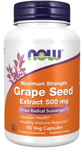 Grape Seed Extract, 500mg Maximum Strength - 90 vcaps - Sense42 Beauty and Health