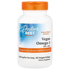 Vegan Omega-3 EPA + DHA - 60 veggie softgels - Sense42 Beauty and Health