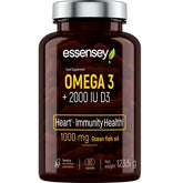 Essensey Omega 3 + 2000IU D3 - 90 caps