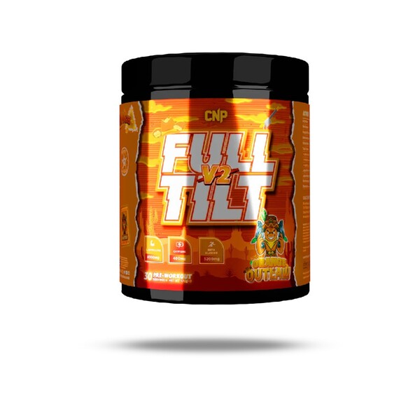 Full Tilt V2 Pre-Workout, Orange Outlaw - 570g - Sense42 Beauty and Health