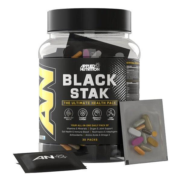 Applied Nutrition Black Stak - 30 packs - Sense42 Beauty and Health