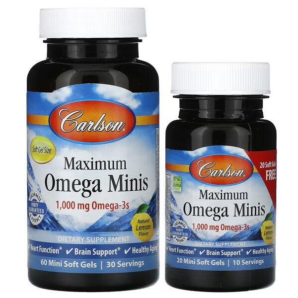 Maximum Omega Minis - 60 + 20 softgels - Sense42 Beauty and Health