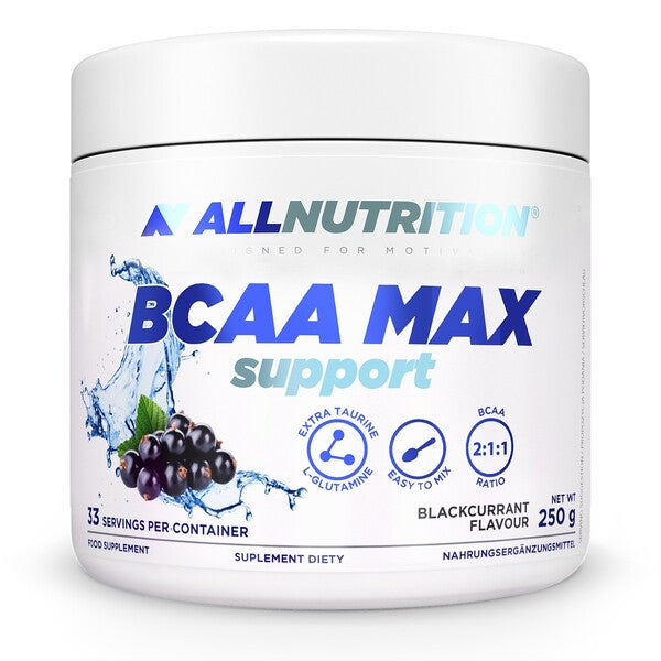 BCAA Max Support, Blackcurrant - 250g - Sense42 Beauty and Health