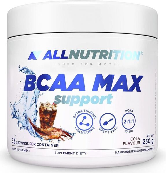 BCAA Max Support, Cola - 250g - Sense42 Beauty and Health