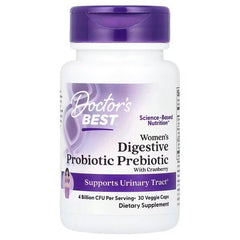 Women's Digestive Probiotic Prebiotic With Cranberry - 30 vcaps - Sense42 Beauty and Health