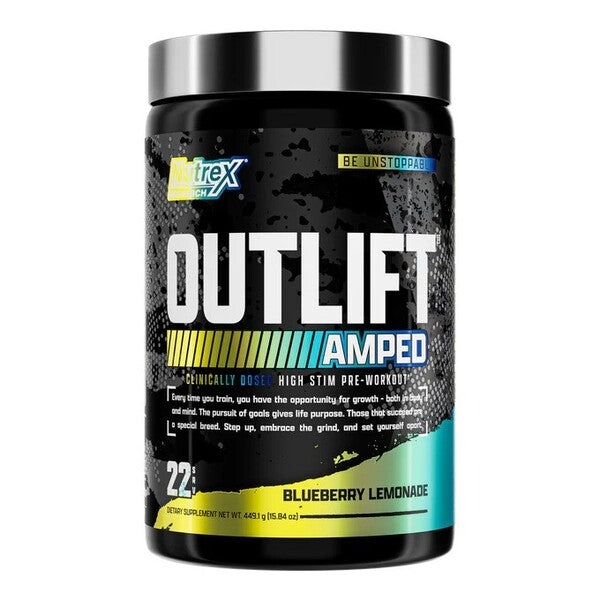 Outlift Amped, Blueberry Lemonade - 449g - Sense42 Beauty and Health