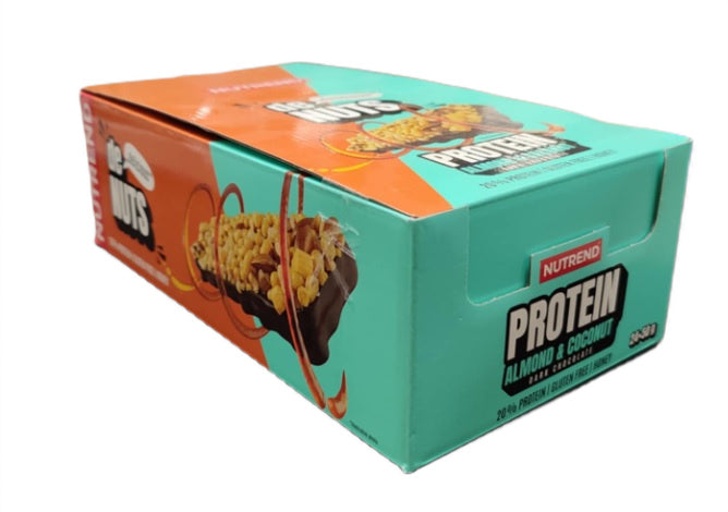 Denuts Protein Bar, Almond & Coconut - 24 x 50g - Sense42 Beauty and Health