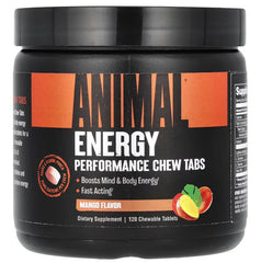 Animal Energy Performance Chew Tabs, Mango - 120 chewable tablets - Sense42 Beauty and Health
