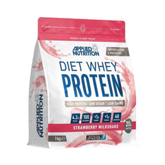 Diet Whey, Strawberry Milkshake (EAN 5056555205433) - 1000g - Sense42 Beauty and Health