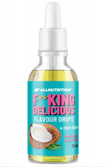 Fitking Delicious Flavour Drops, Coconut - 50 ml. - Sense42 Beauty and Health