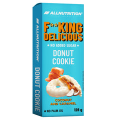 Fitking Delicious Donut Cookie, Coconut and Caramel - 128g - Sense42 Beauty and Health