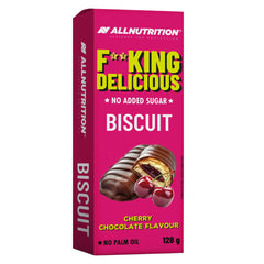 Fitking Delicious Biscuit, Cherry Chocolate Flavour - 128g - Sense42 Beauty and Health
