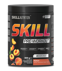Skill Nutrition Skill Pre-Workout, Peach - 400g