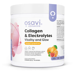 Osavi Collagen Electrolytes Vitality and Glow, Orange & Grapefruit - 300g