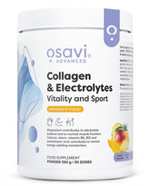 Osavi Collagen Electrolytes Vitality and Sport, Pineapple & Mango - 390g