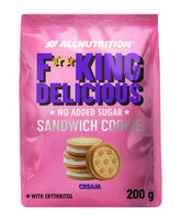 Allnutrition Fitking Delicious Sandwich Cookie, Cream - 200g