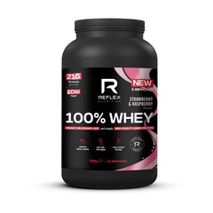 Reflex Nutrition 100% Whey, Strawberry & Raspberry - 720g