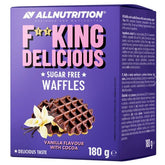 Allnutrition Fitking Delicious Waffles, Vanilla Flavour with Cocoa - 180g
