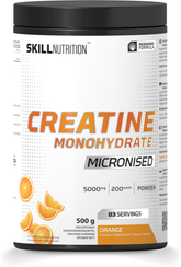 Skill Nutrition Micronised Creatine Monohydrate Flavoured, Orange - 500g