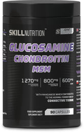 Skill Nutrition Glucosamine Chondroitin MSM - 90 caps