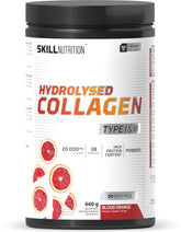 Skill Nutrition Hydrolysed Collagen Type I & III, Blood Orange - 660g