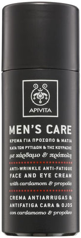 Apivita Men's Care Anti-Wrinkle Anti-Fatigue Face and Eye Cream