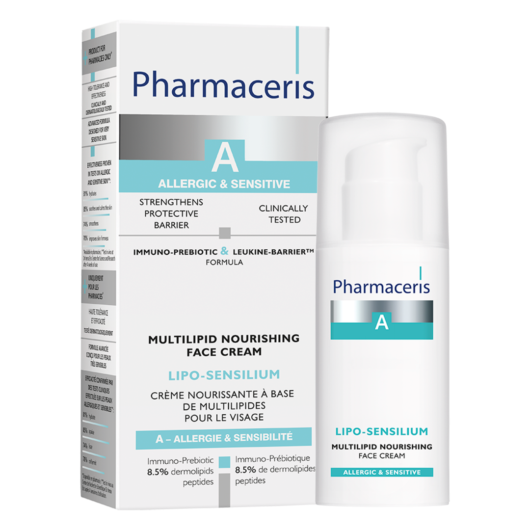 Pharmaceris A Lipo-Sensilium Multilipid Nourishing Face Cream 50ml - Sense42 Beauty and Health