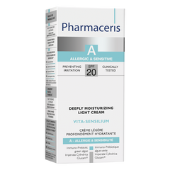 Pharmaceris A Vita-Sensilium Deeply Moisturising Light Cream SPF20 - Sense42 Beauty and Health