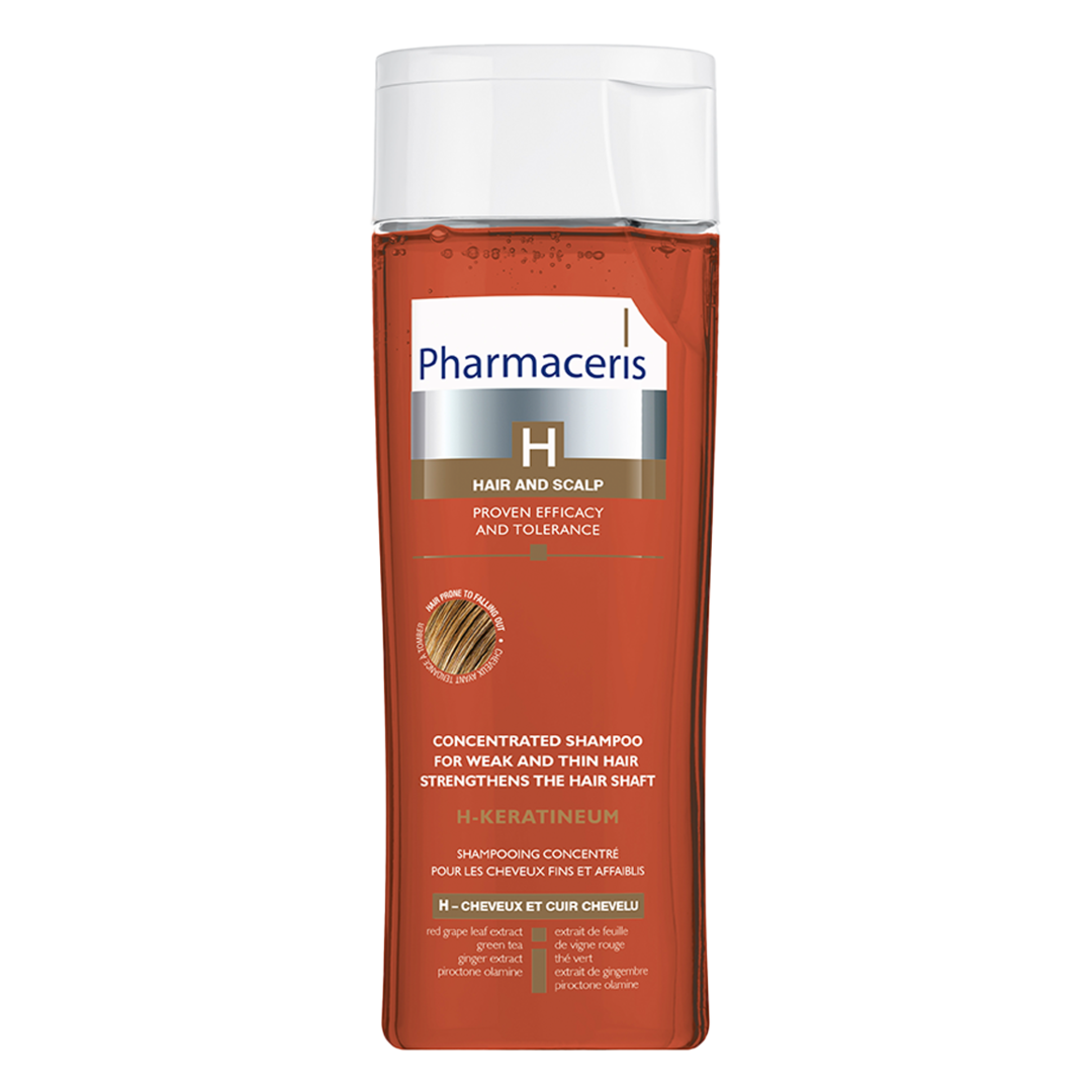 Pharmaceris H Keratineum Concentrated Shampoo For Weak and Thin Hair 250ml - Sense42 Beauty and Health