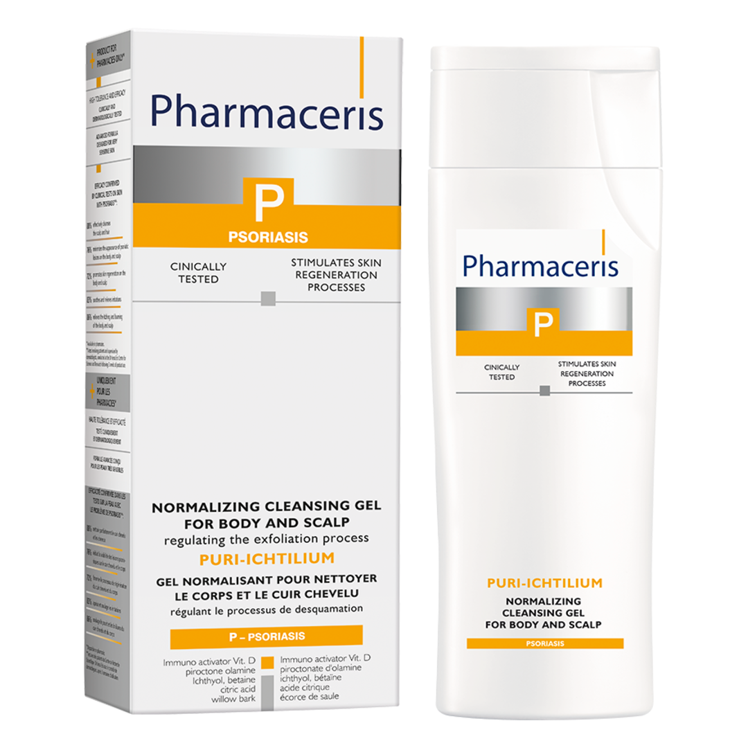 Pharmaceris P Puri-Ichtilium Normalising Cleansing Gel For Body and Scalp 250ml - Sense42 Beauty and Health