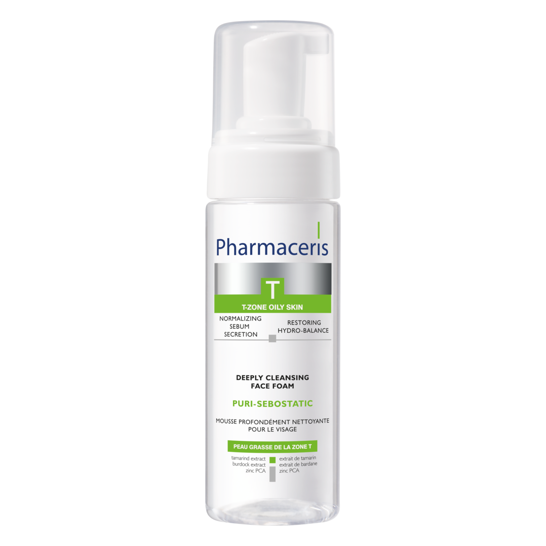 Pharmaceris T Puri-Sebostatic Deeply Cleansing Face Foam - Sense42 Beauty and Health