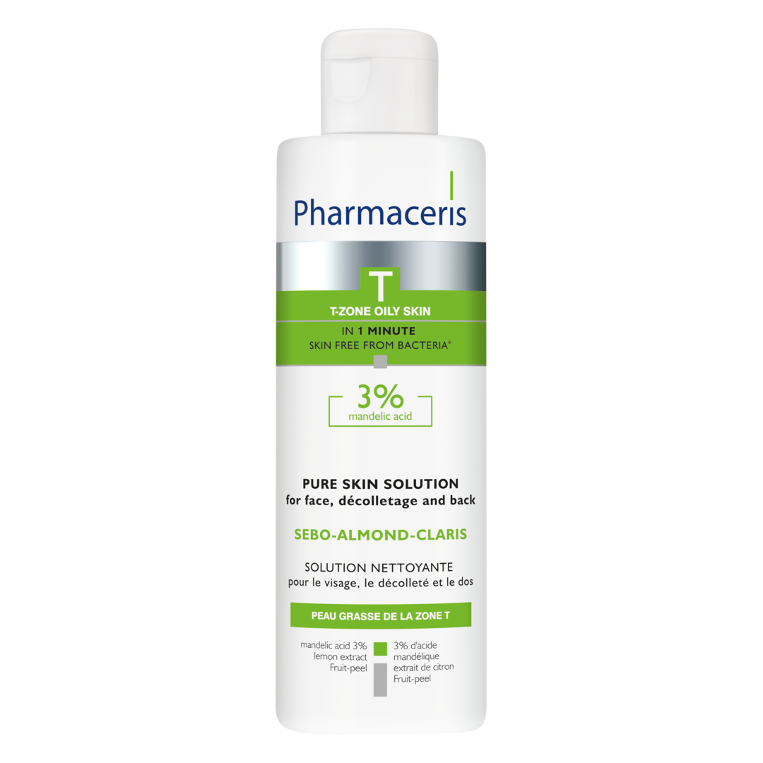Pharmaceris T Sebo-Almond-Claris 3% Mandelic Acid Pure Skin Solution - Sense42 Beauty and Health