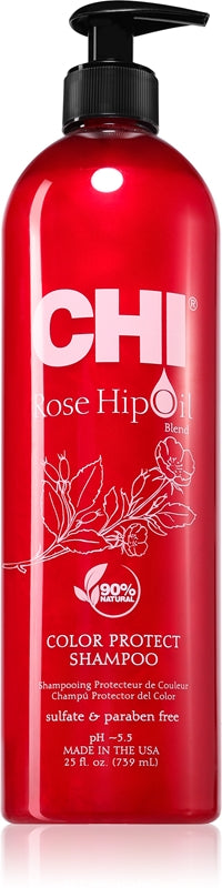 CHI Rose Hip Oil Shampoo - Sense42 Beauty and Health