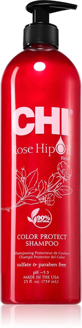 CHI Rose Hip Oil Shampoo - Sense42 Beauty and Health