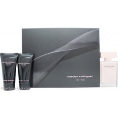 Narciso Rodriguez for Her Gift Set 50ml EDT + 50ml Body Lotion + 50ml Shower Gel