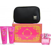 Versace Bright Crystal Absolu Gift Set 90ml EDP + 100ml Body Lotion + 100ml Shower Gel + Pouch